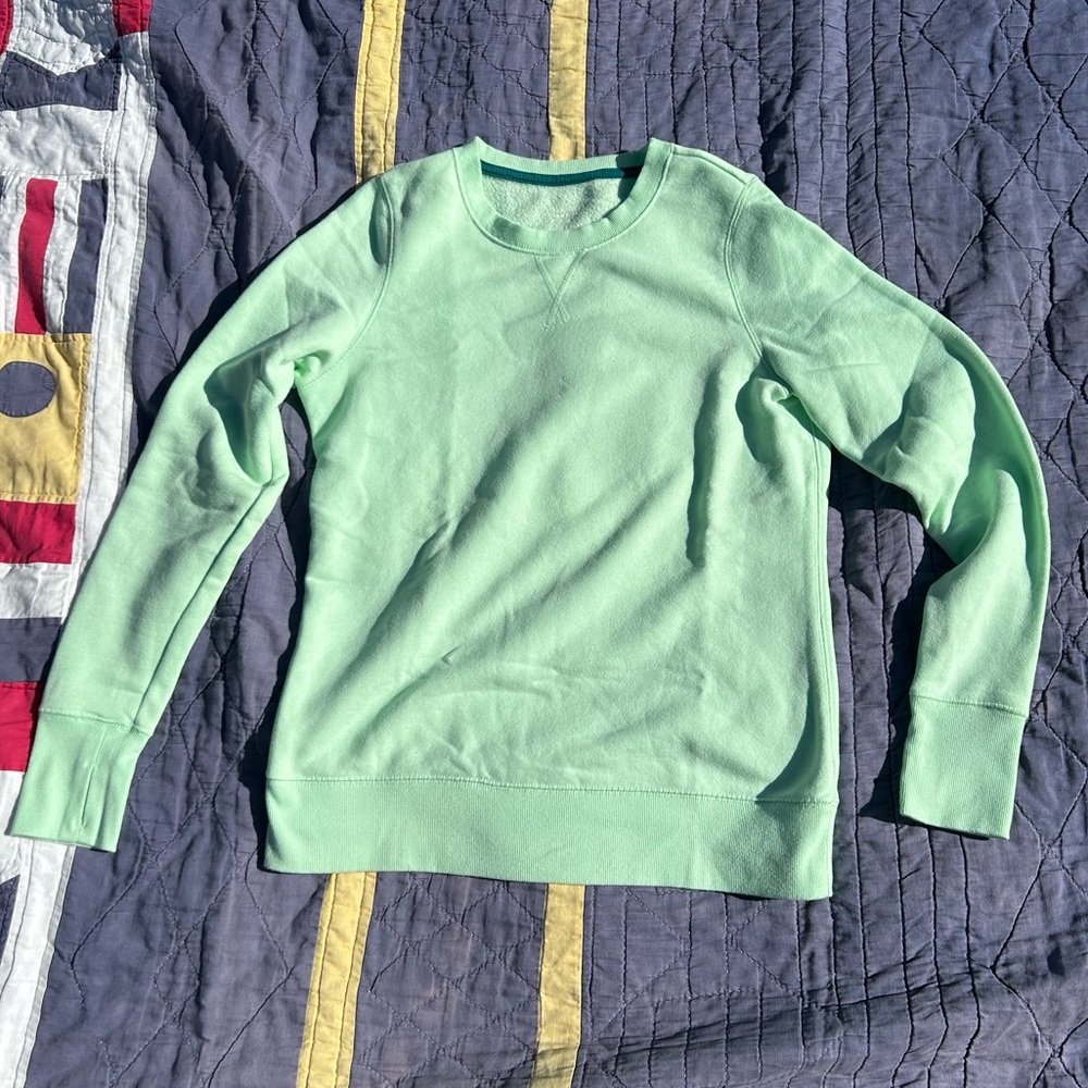Bright Green Tek Gear Crewneck